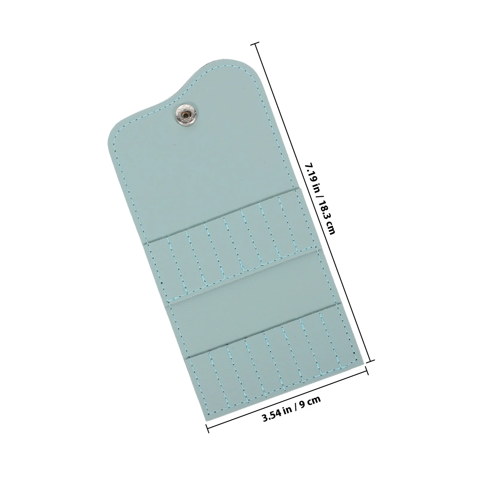 Saco de armazenamento de brocas de unhas 16 furos organizador portátil e durável organizador de ferramentas de unhas para casa e salão de beleza sacos de armazenamento dobráveis