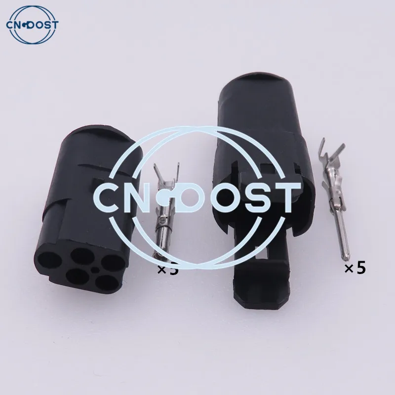 

1 Set 5 Pin AC Assembly Automotive Electric Connector Socket Cable Harness Wiring Waterproof Plug