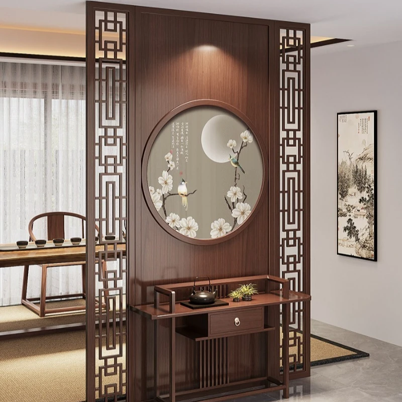 

Living room Office Tea room Hollow-out hotel restaurant Entrance porch Shield decoration