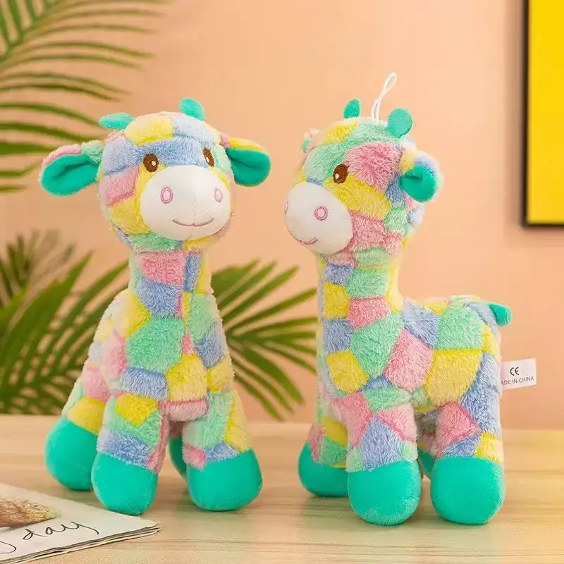 2025 último lindo colorido ciervo ciervo Sika juguete de peluche perro juguete gato juguete