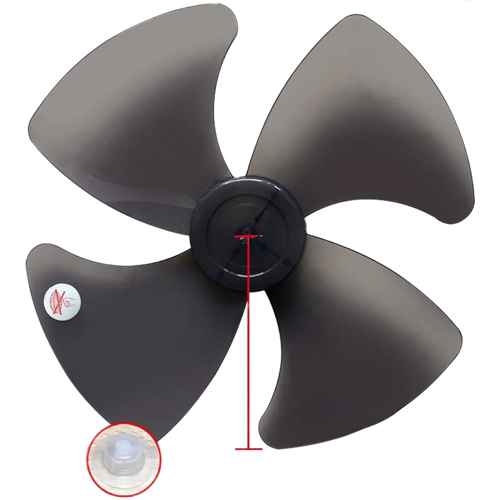 16inch 400mm Plastic 4-Blade Fan Flabellum Household Standing Pedestal Fan Blade Table Fanner For Floor/Wall/Table Fans ﻿