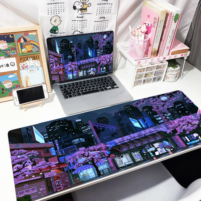 

Mouse Pads Pixel Table Mats Computer Mousepad Company Big Desk Pad 100x50cm Large Gamer Mousepads Mouse Mat