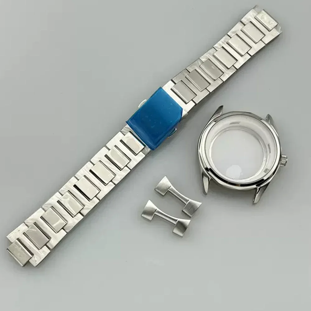 

316L Stainless Steel Watch Case 39mm, 22mm Watchband, Sapphire Glass Case, for NH35 NH36 4R35A 4R36A Movement, Fits 34mm Dial