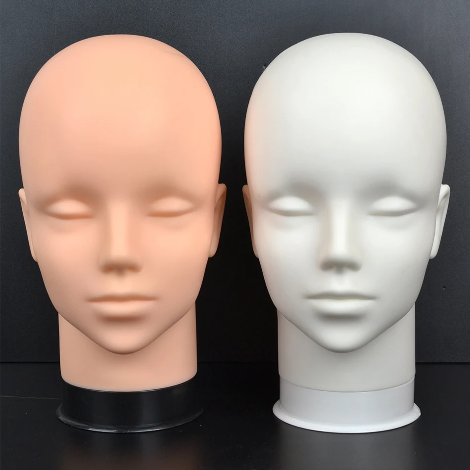 Mannequin Head Wig Stand With Adjustable Wig Tripod Stand Holder For Wigs Making Display With T Pins/Wig Cap Training Practice