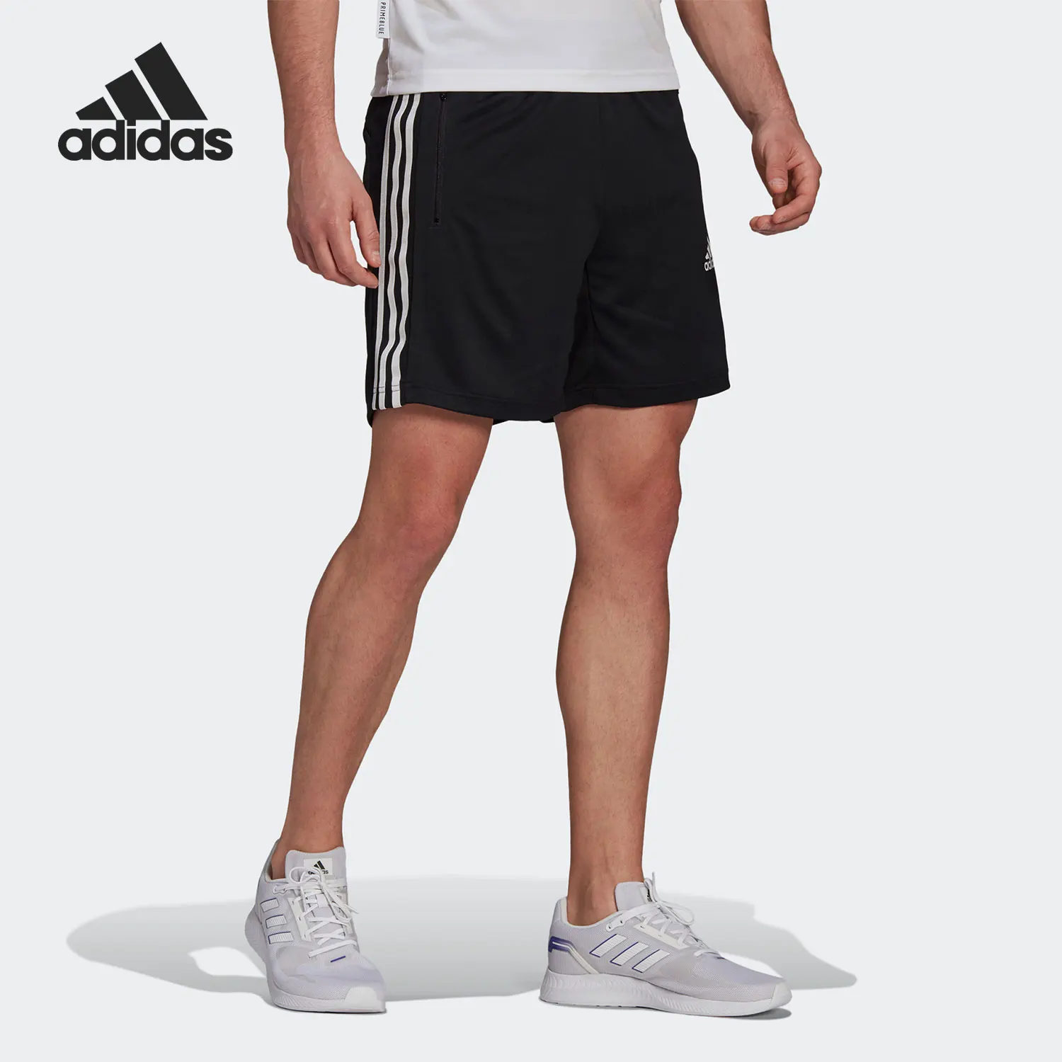 Adidas authentic new men's fitness exercise casual sports shorts GM2127