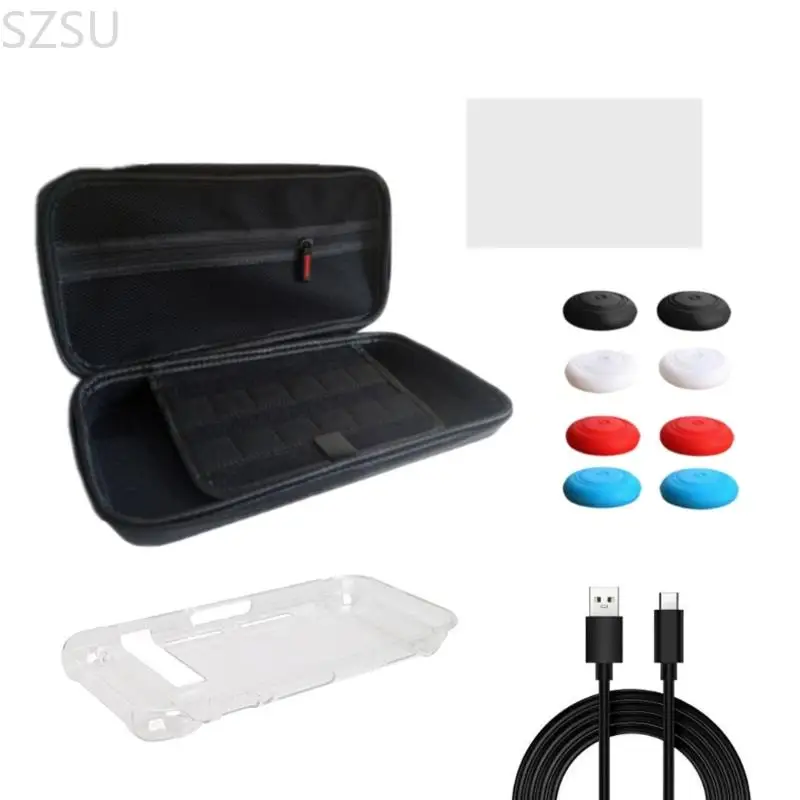 SZSU – complet pour Console jeu NSW2, comprend étui transport, coque rigide, d'écran en