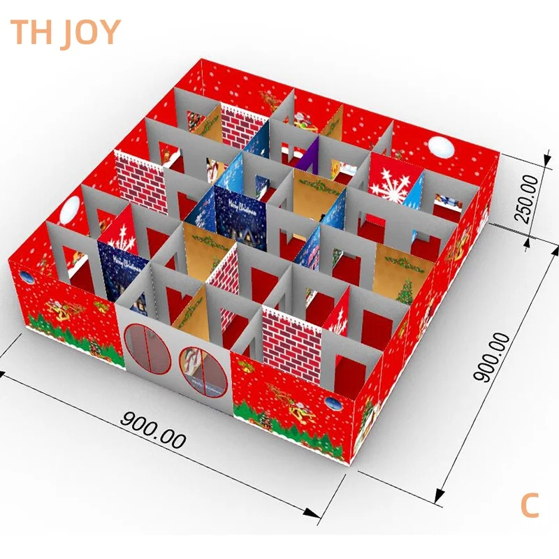 

Быстрая доставка, индивидуальный надувной дом с привидениями, рождественский лабиринт, полная печать, надувная лазерная бирка, лабиринт, забавные игры