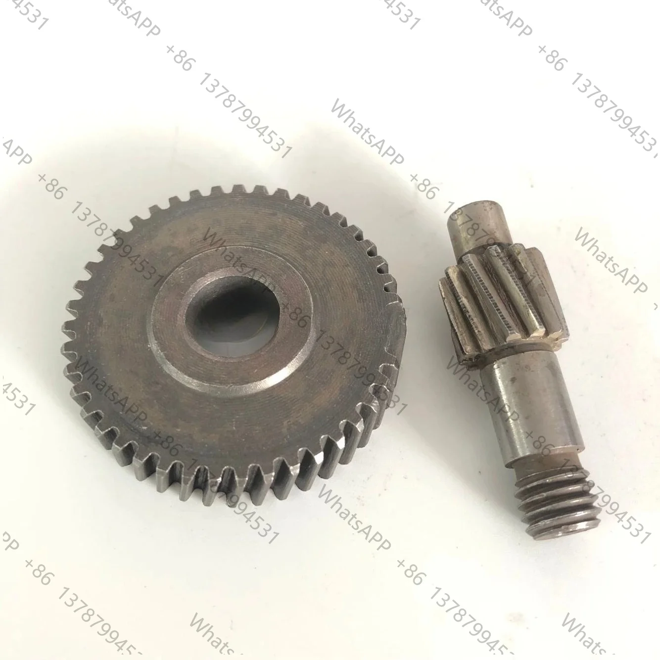 43/12 Teeth Black Belt Sander Spare Part Helical Gear Wheel Pinion Set for 9403