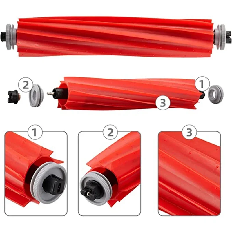 A94E-para Roborock Q Revo P10 A7400RR Robot aspirador filtro Hepa paños de fregona bolsa de polvo accesorios de repuesto negro