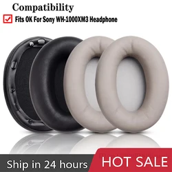 Leather Ear Pads For Sony WH-1000XM3 Headphone Cushion 1000xm3 Headset Foam Earpads Replacement Sponge Earmuffs Fits ok