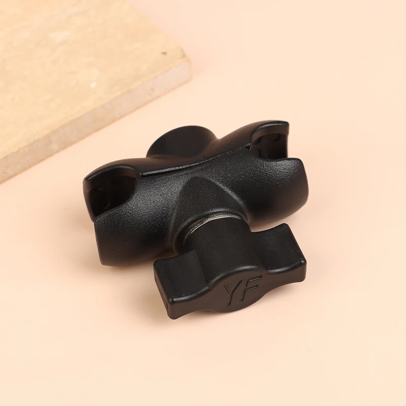 Morsetto di montaggio per supporto con testa a sfera con braccio a doppia presa in lega di alluminio da 5,5 cm per braccio di prolunga per fotocamera per bicicletta