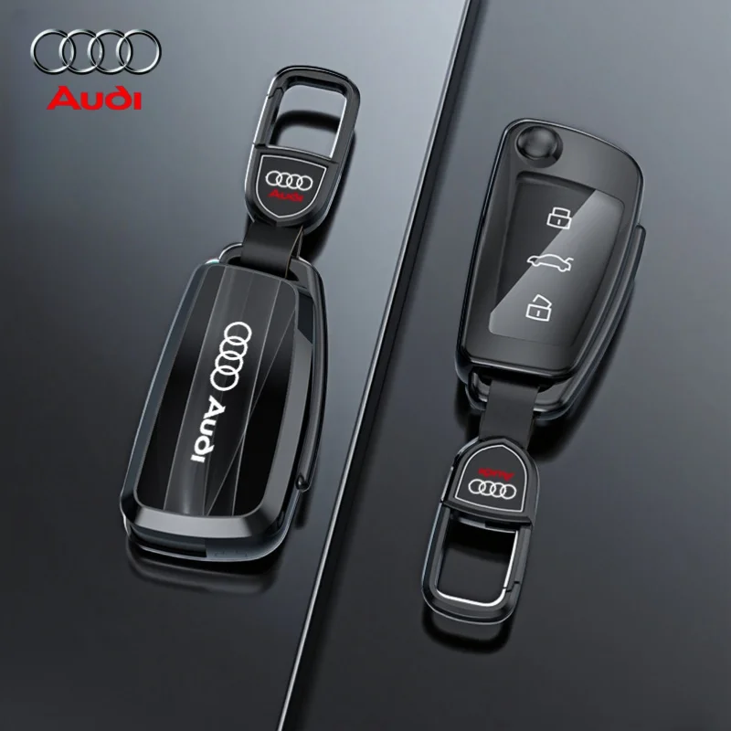 

Newly Zinc Alloy Car Remote Key Case Cover Shell For Audi A1 A3 A4 8P 8L 8V A5 B6 B7 A6 A7 C5 C6 Q3 Q5 Q7 4F S3 S4 S6 RS3 TT