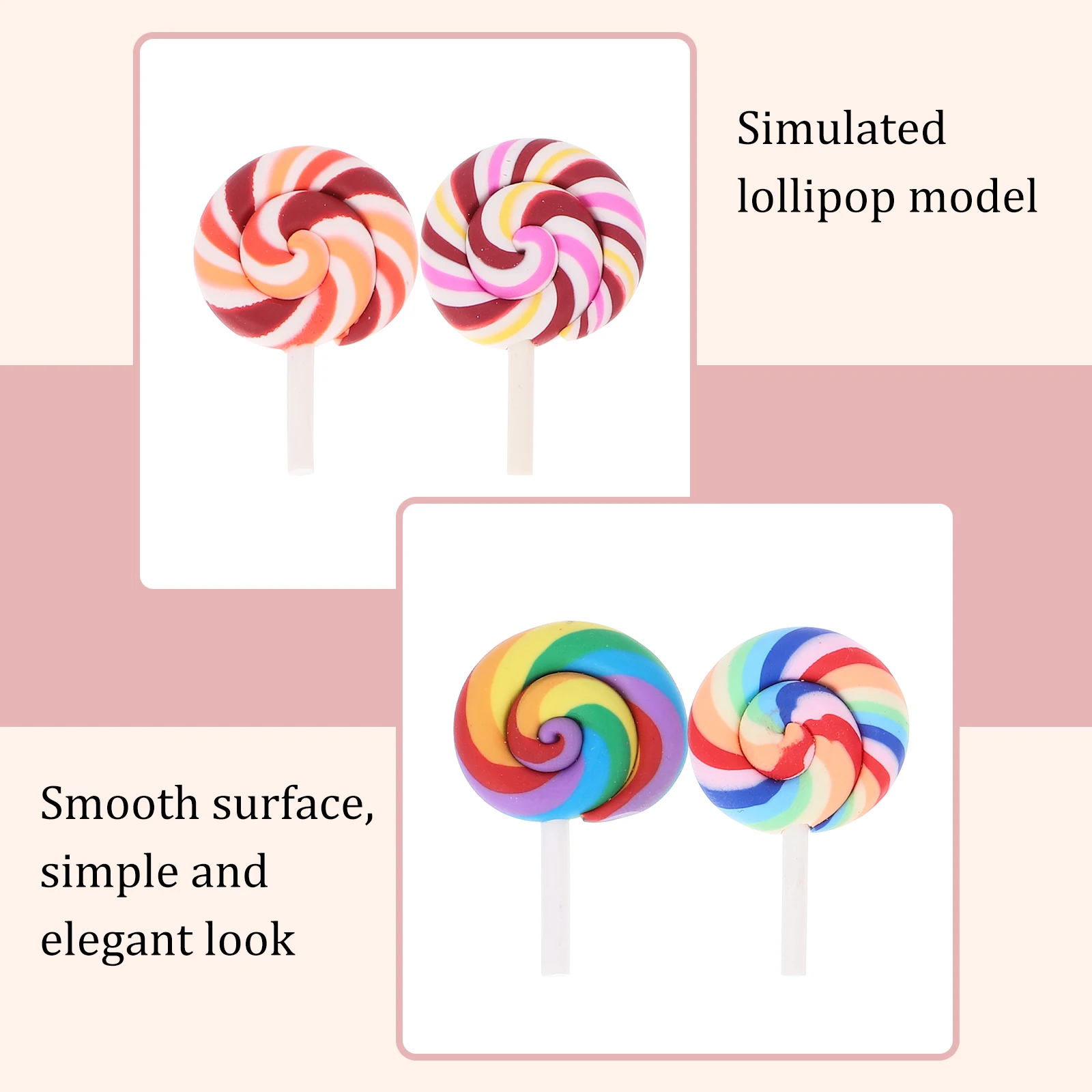 ลูกอมจำลอง 9 ชิ้น หลากสีสัน ของตกแต่งงานปาร์ตี้ ของตกแต่งถ่ายรูป ลูกอมปลอม ของตกแต่งงานปาร์ตี้