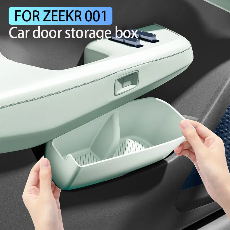 Car door storage box For ZEEKR 001 2024 2025 Silicone storage box under the door Car interior accessories