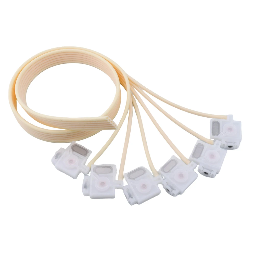 أنبوب حبر طابعة سيليكون ناعم مع المثبط 6 صفوف نظام كيبك أنبوبة لينة سيليكون مرنة ل L18050 ET8550 18100 #5