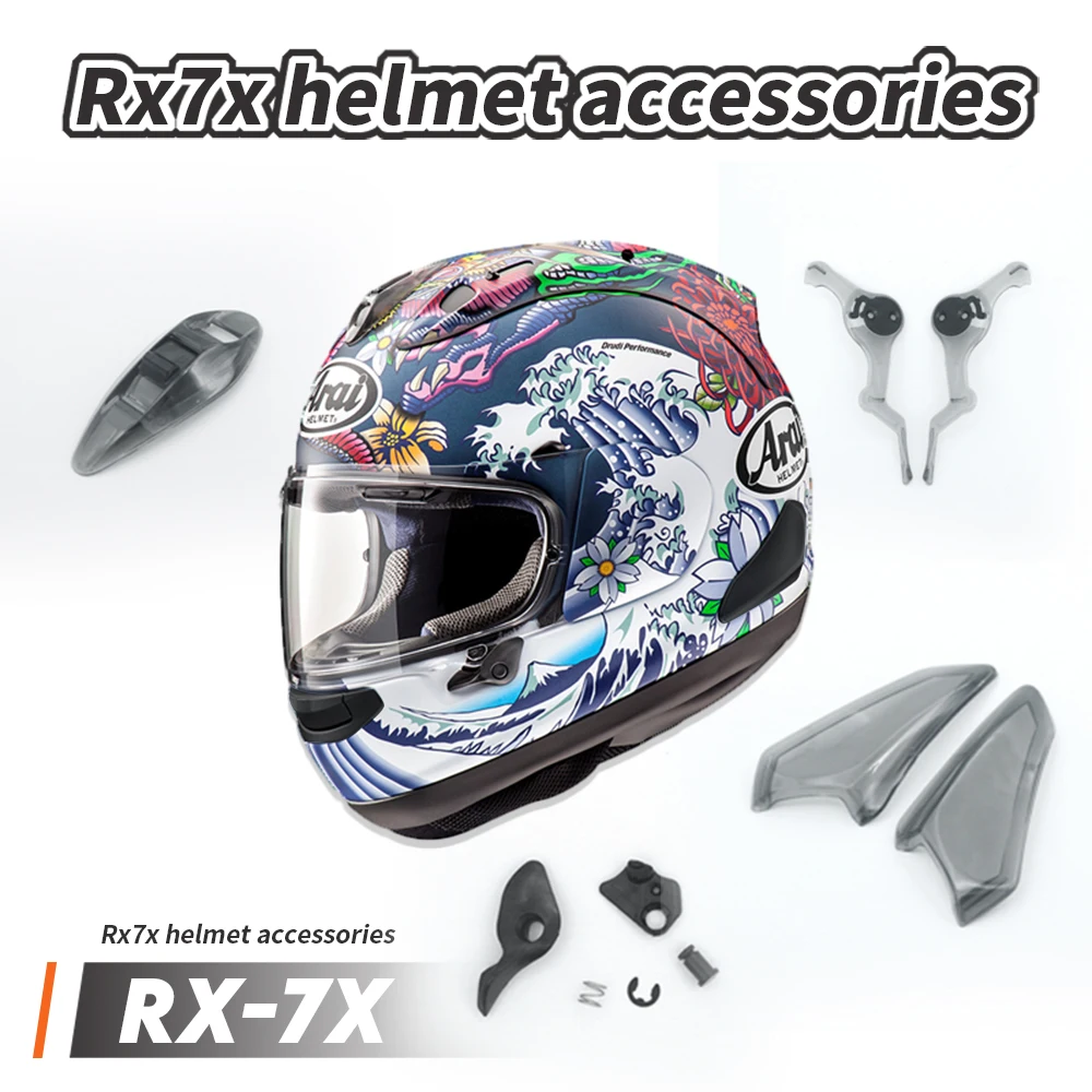 RX7X Helmet Accessories for RX7X RX-7X Lens latch Small switch Protector Vent Accessories