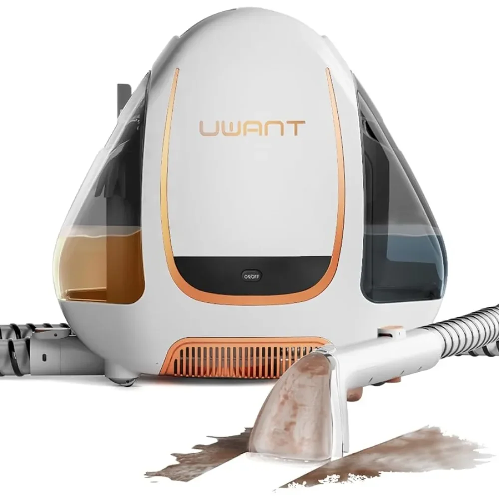 

UWANT Portable Carpet & Upholstery Cleaner Machine, 12Kpa Strong Suction Small Handheld Area Rug Spot Cleaner