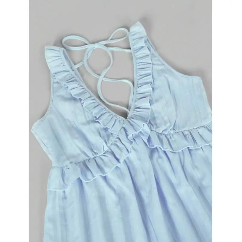 Saia simples com alça de renda cor pura luz amarelo k 64077 sle roupas esportivas casuais sete sve outono temporada