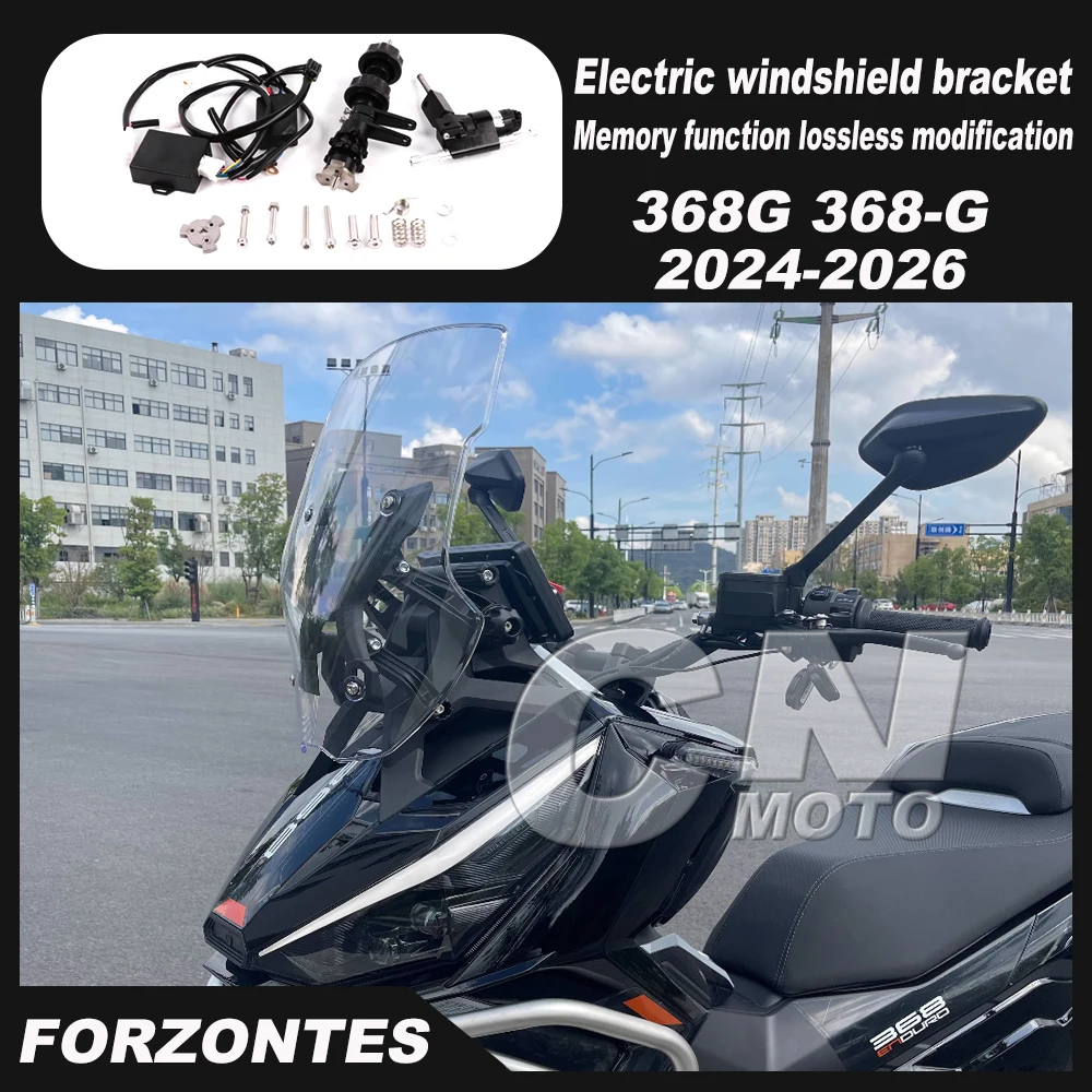 

Otorcycle Upgraded Windshield Dedicated Electric Windshield Front Face Memory Function Modification FOR ZONTES 368G 368-G 24-26