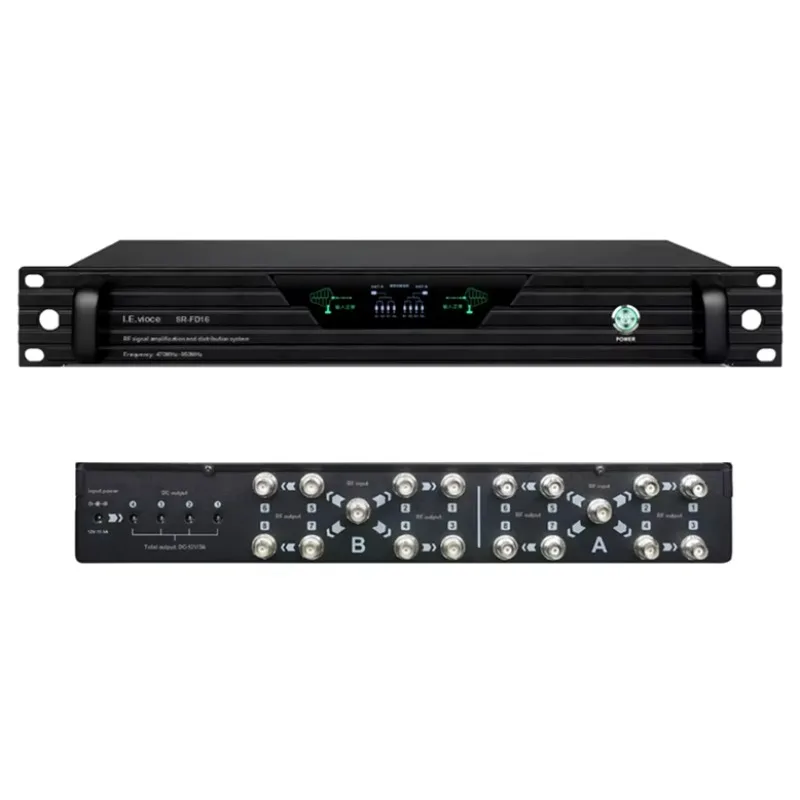 Professional Grade Wireless Microphone RF Antenna Signal Reception Amplification Distributor SR-FD16 OEM/ODM I.E.voice Brand