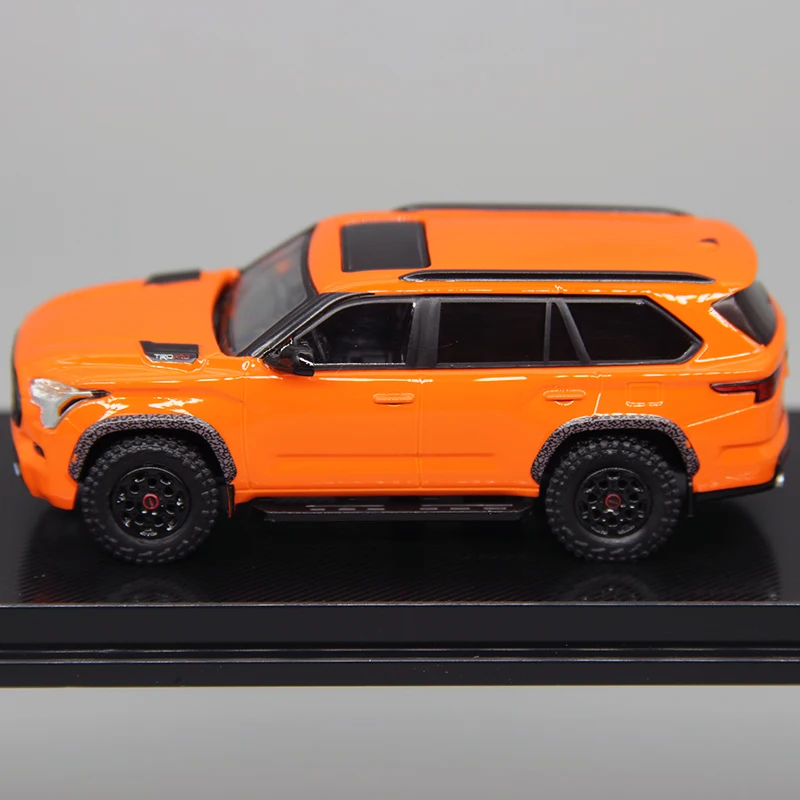 CM 1/64 Sequoia XK80 TRD Pro Legering Speelgoed Motorvoertuig Diecast Metaal Model Geschenken