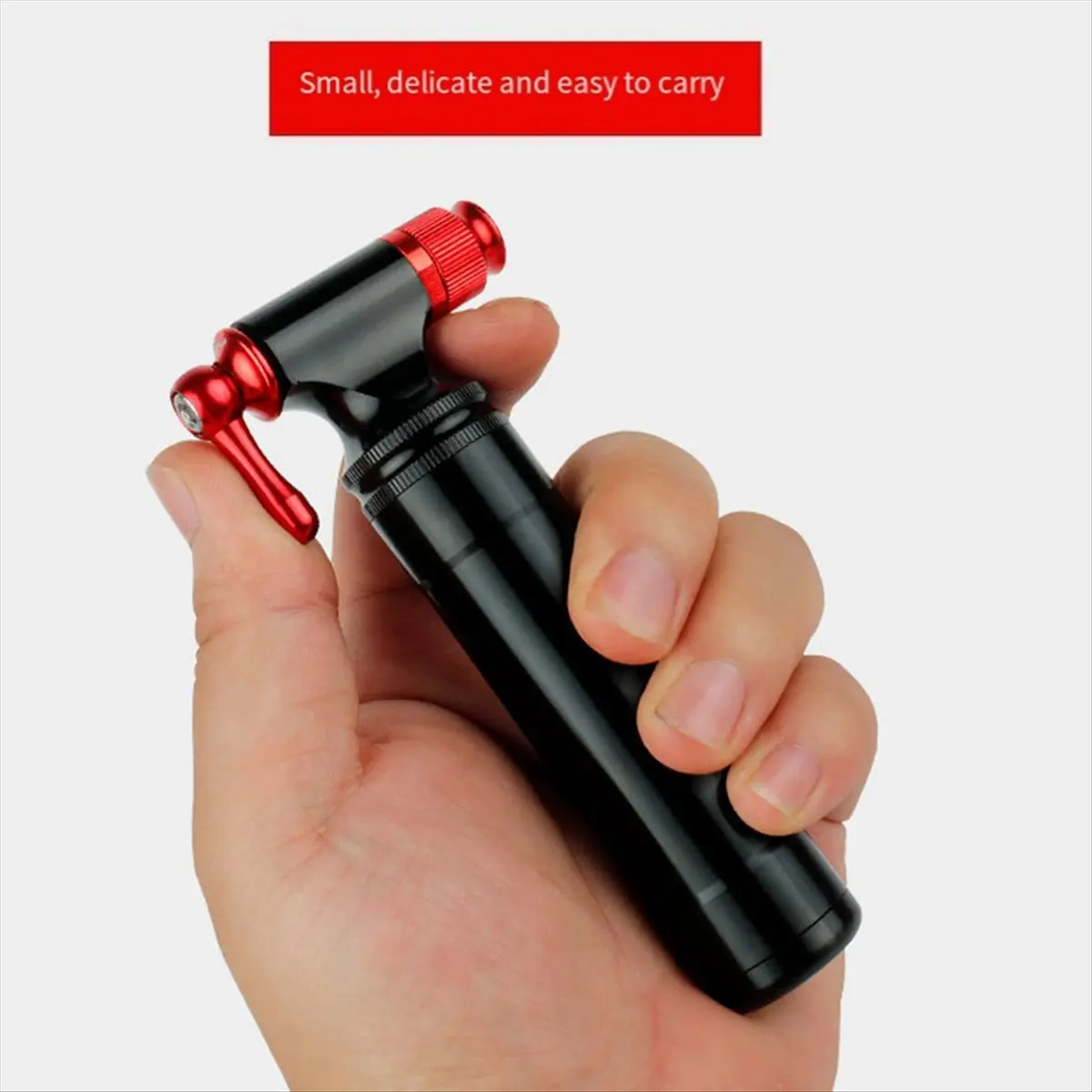 ABJV CO2-Inflator صمام سريع وسهل متوافق مع الدراجات على الطرق والجبال، مضخة نفخ الدراجة المحمولة #6