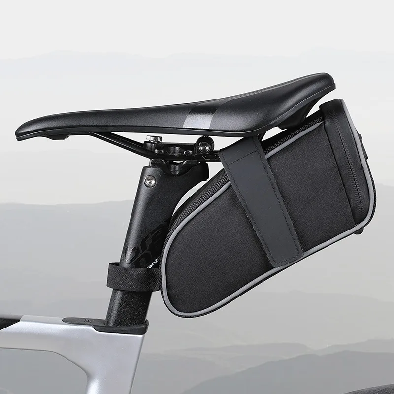 

Bike Bag Large Capacity Nylon Waterproof Portable Mountain Road Bike Cycling Tail Bag Saddle Bag Cycling Equipment