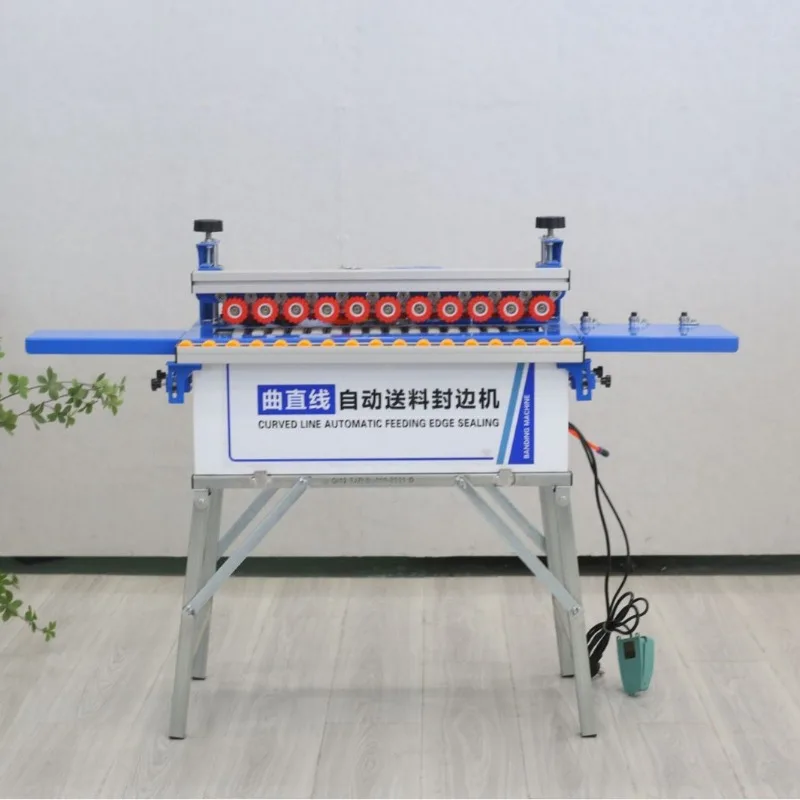 Woodworking machinery Automatic edge banding machine, curved straight line dual-purpose mini small edge banding