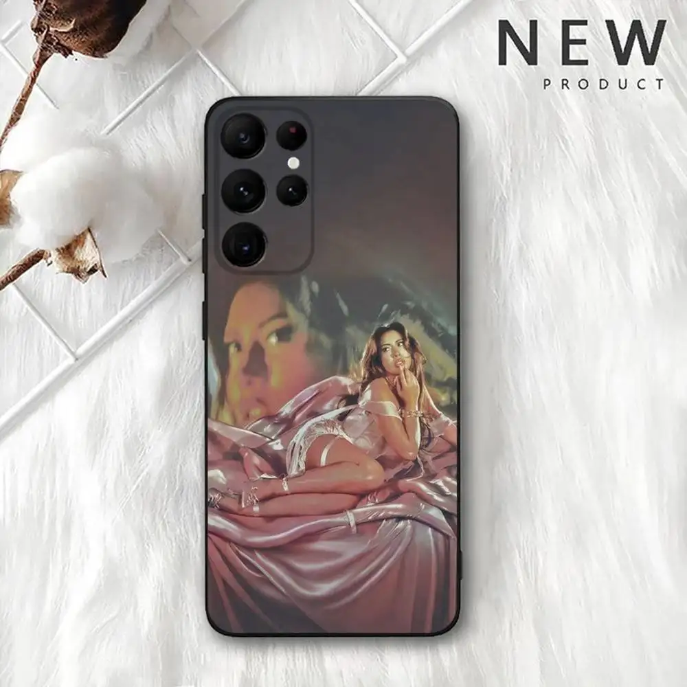 Kali Uchis Sincerely Phone Case For Samsung S 25,24,23,22,30,21,10,9,Ultra,Plus,Lite,FE,4,5G Black Soft Case