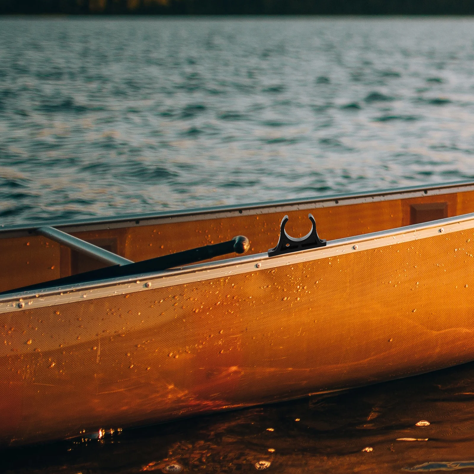 

1Pair Screw Fix Plastic Paddle Clip Black Boat Kayak Paddle Holder Fixed Buckle Durable Outdoor Accessory Universal Kayak Tool