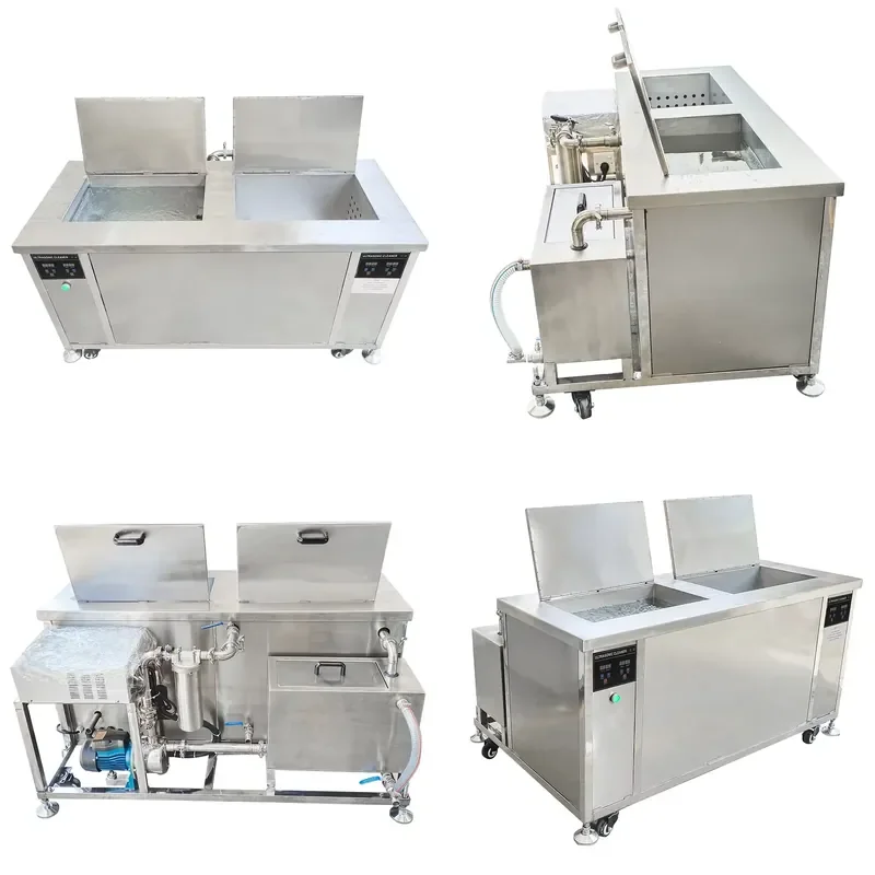 CJ-2012GH 45L Double Slot Ultrasonic Cleaner for Electric Industry Independent Cleaning and Rinsing Suitable for Automotive