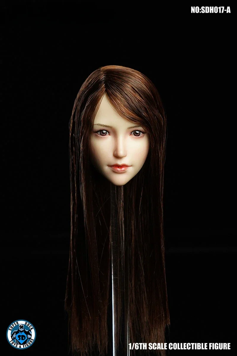 SUPER DUCK 1/6 Scale Female Head Sculpt SDH002 SDH019 SDH031 SDH040 SDH042 SDH005 Model forTBL PH Pale Suntan Action Figure Doll