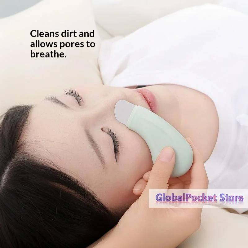 [TG823]1Pcs Gentle Facial Pore Cleanser Facial Scraper Nose Blackhead Remover Tool Skin Scrub Facial Scraper Skin Care Tools