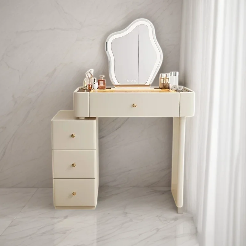 Furniture Luxury Comfortable Drawers Makeup Vanity Table Desk Kommoden  Woman Dressing Cheap Coiffeuse White Dresser Girls