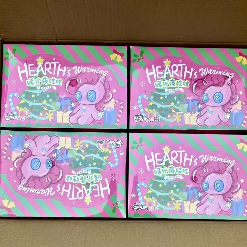 本物のリトルポニー ブラインドボックス ヒーター ナイトドールシリーズ ブラインドボックス クリスマス ピンキーパイ レインボーダッシュ ソフトドール ペンダント ぬいぐるみ ギフト