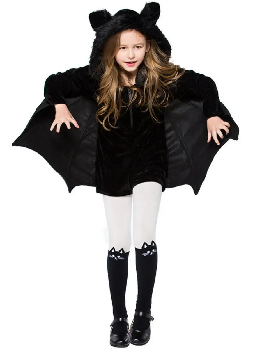 Nouveau Costume de chauve-souris d'halloween tenue de spectacle sur scène pour enfants danse Par Dr vêtements pour filles Costume de scène ethnique Polyester
