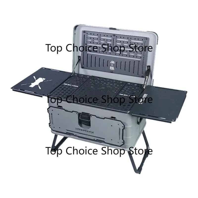 Large Capacity Outdoor Camping Storage Organizer Box With Tripod Mount For Modification Application