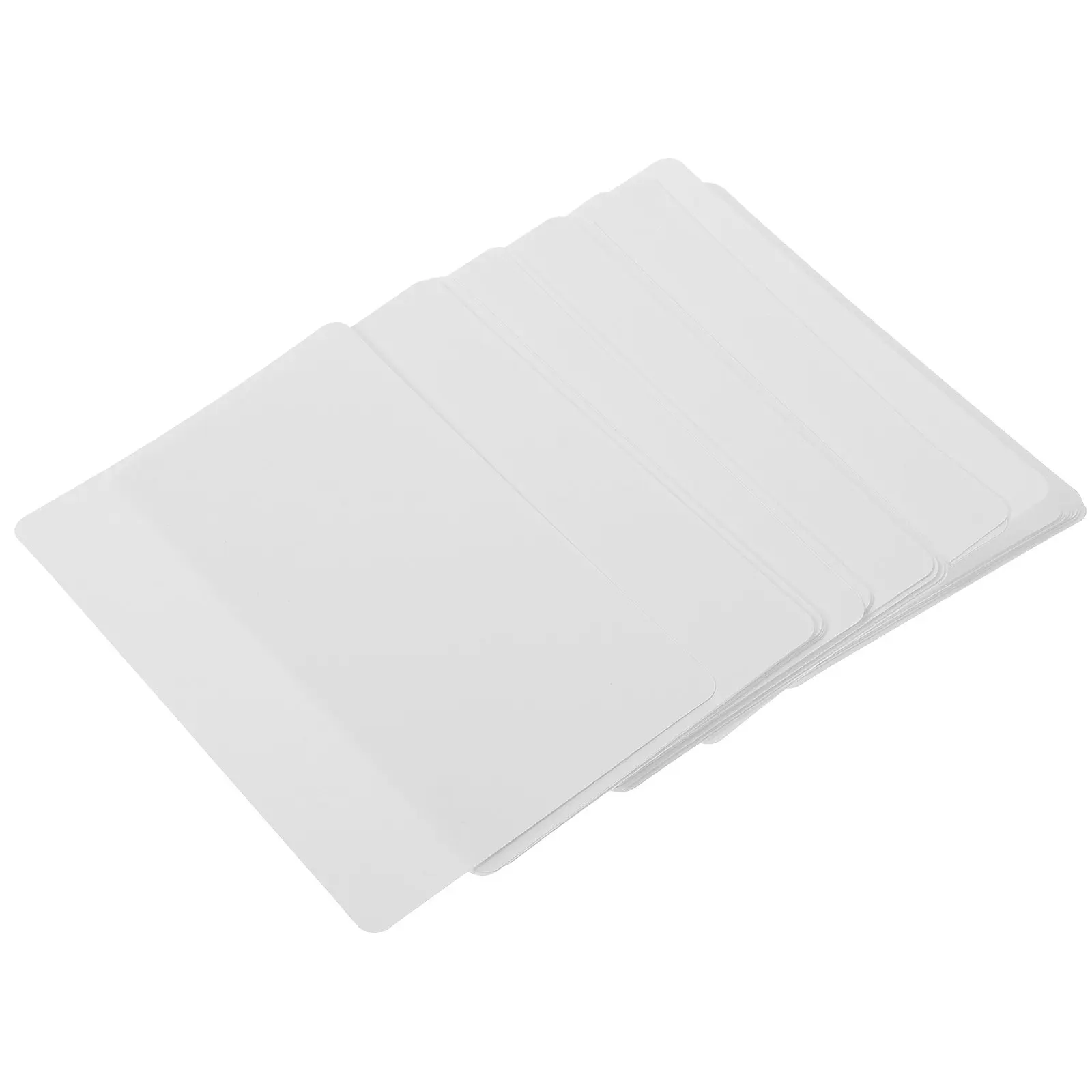 50Pcs Blank Postcards DIY Hanging Tag Cards Hand Drawing Card Paper Postcards Ready to Decorate Smooth Surface for DIY Bookmark