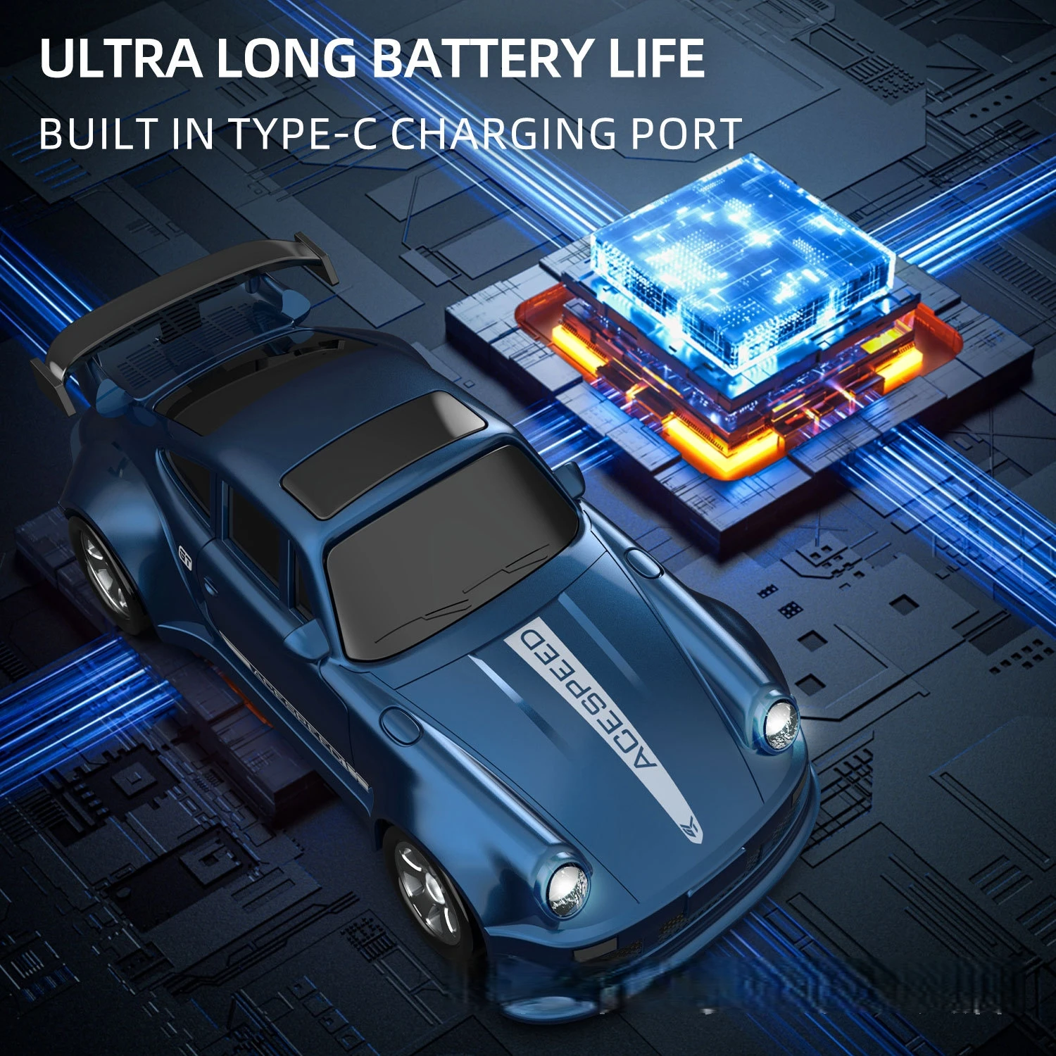 1:64 Mini Drift Auto 2.4g Sterke Vierwielaandrijving Power Micro Afstandsbediening Auto Cool Body Lights Simulatie speelgoed Model Jongen Geschenken