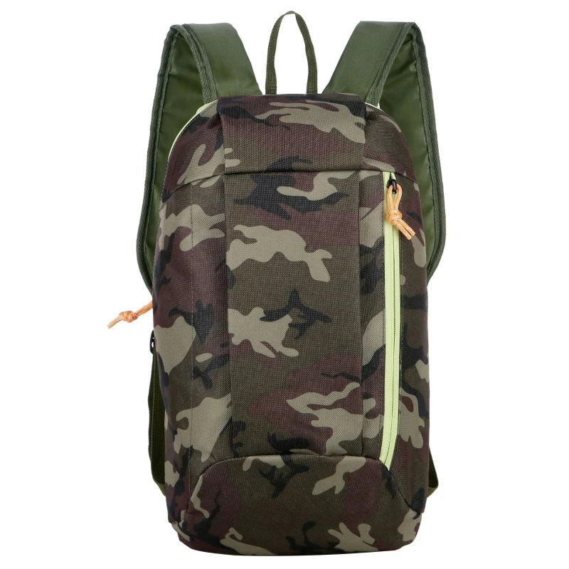 Sports Lightweight Camouflage Backpack Travel Mountaineering Bag Zipper Adjustable Belt Camping Men Ladies Children GXMF