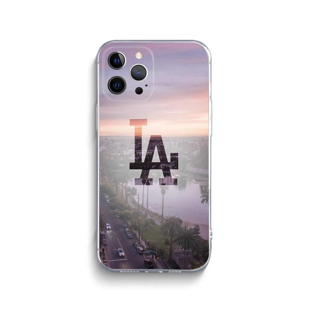 Travel Los Angeles California Phone Case For iPhone 15,14,13,12,11 Plus,Pro,Max,XR,XS,X,7,8 Plus,Mini Transparent Silicone Soft