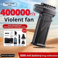 X3Pro Violent Fan 400000RPM Powerful Air Blower Vacuum Dust Cleaner Type-C Charging Strong Winds 58m/s Brushless Turbo Jet Blowe