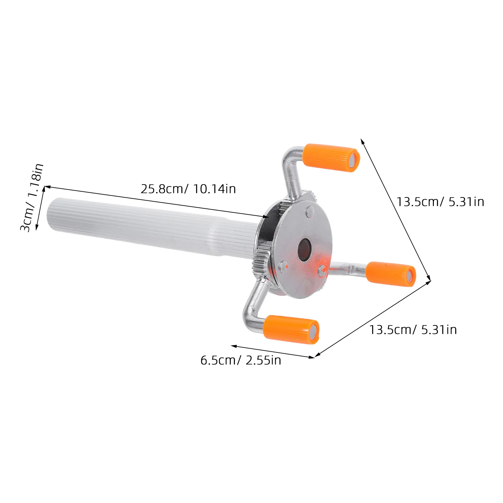 Picture 6: 1Set Smoke Removal Tool Claw Head Attachment 10 Inch Pole Ladder-Free High Ceiling Maintenance Fire Alarm Disassembly