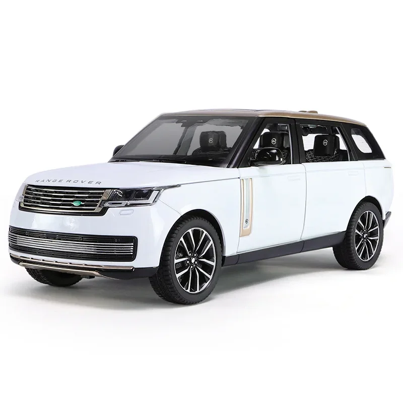 Nowy 1:24 Land Rover Range Rover SV 2022 odlew stopu odlany zabawkowy modelu samochodu dźwięk i światło zabawki dla dzieci prezent urodzinowy