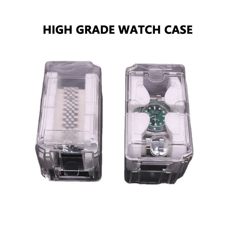 Simple Display Watch Case Easy To Carry and Transport Apple Watch Band Box Storage PET material watch case travel porta relogioC