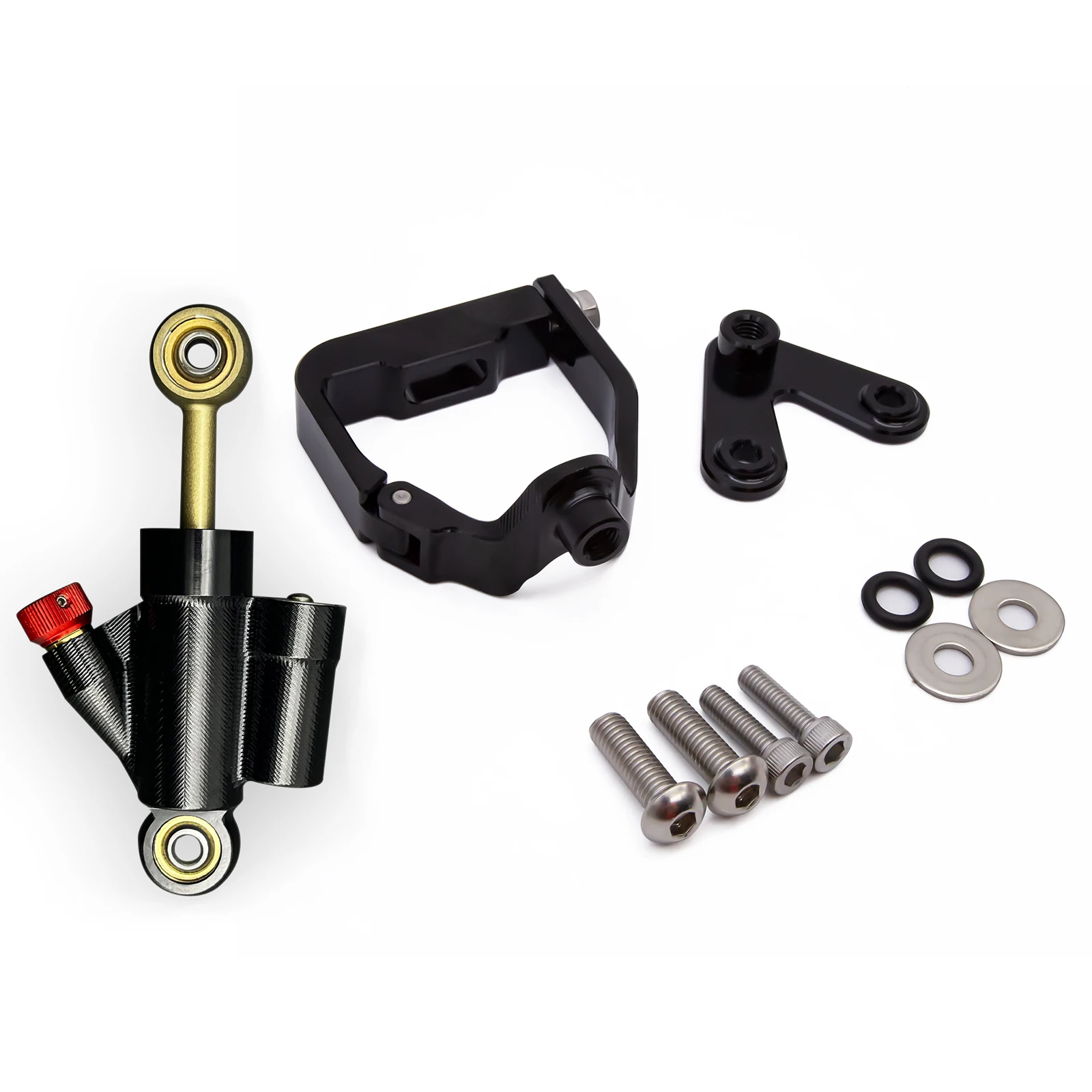 EXC すべての年 CNC アルミ調整可能なステアリングダンパーブラケットマウントキットオートバイアクセサリー
