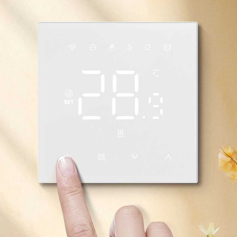 

Tuya Smart Wifi Thermostat Warm Floor Heating 220V 16A Gas Boiler Electric Temperature Controller Home Alexa