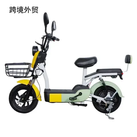 Elscooter Resa Tvåhjuling Smart Elfordon LED Vuxen Stadspendling Liten Mini Elmotorcykel 350W48V12AH 6 best sales motorcykel elektrisk skoter - №5