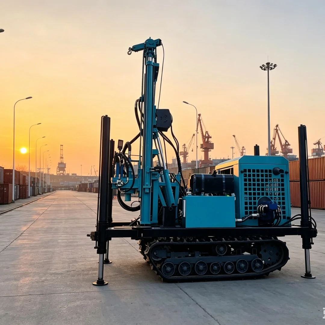 Customized Well‑received High‑quality Crawler Water Well Drilling Rig, High‑power Air‑water Dual‑purpose Unit