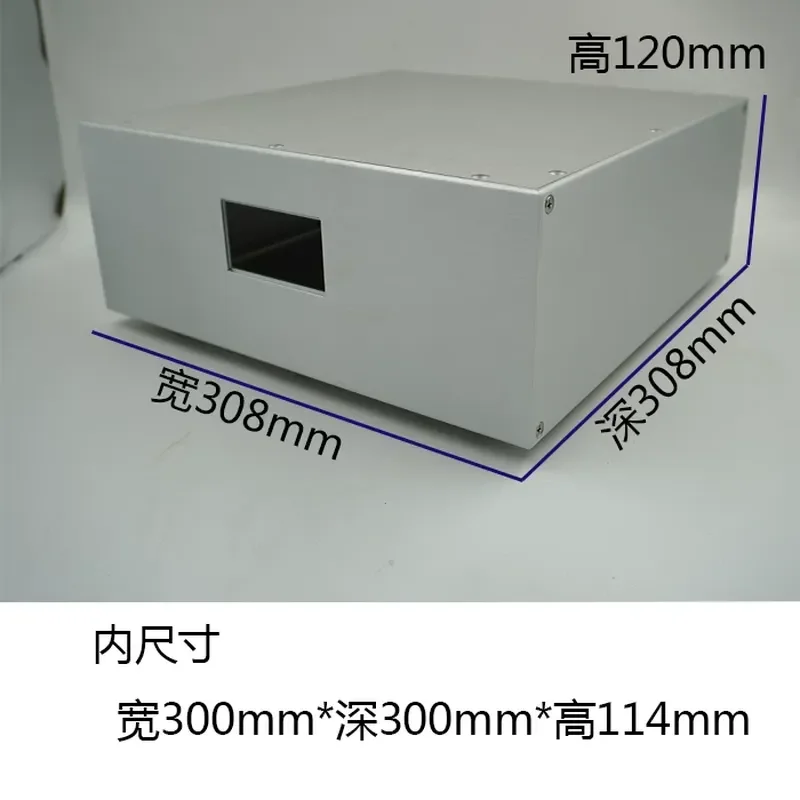 For 12038 Aluminum Alloy Front Panel Power Amplifier Chassis with US Standard Isolation Transformer Shell Aluminum Profile